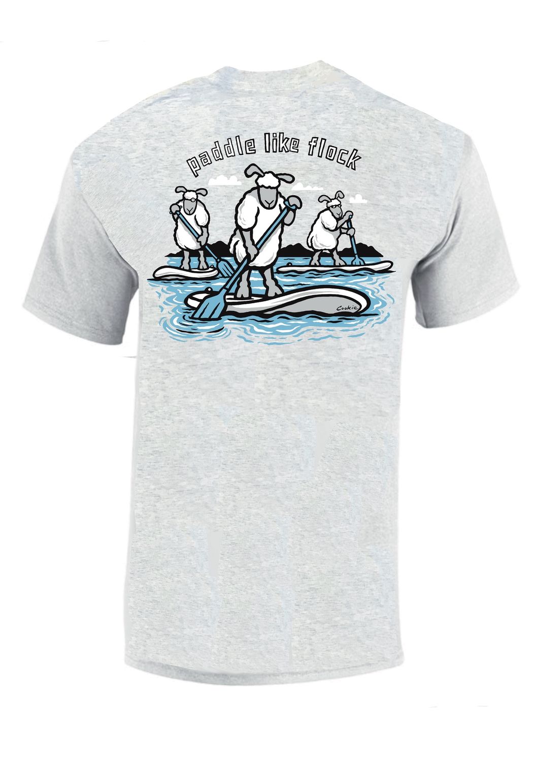 Flockers|Paddle Like Flock (SUP)|Men&#39;s T-shirt| FL06