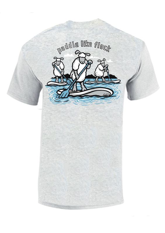 Flockers|Paddle Like Flock (SUP)|Men&#39;s T-shirt| FL06