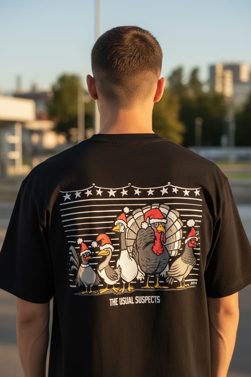 Flockers Christmas T-Shirt | Usual Suspects | 2025