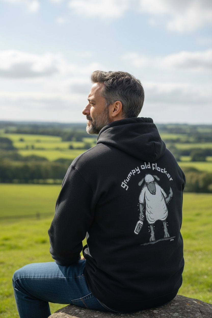 Flockers Rugged Hoodie | Grumpy Old Flocker