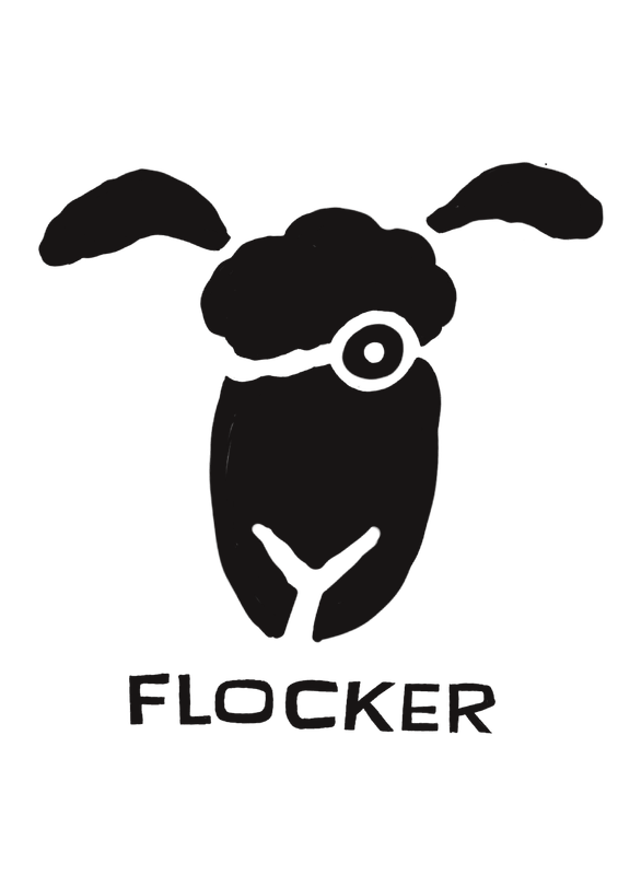 Flockers Car Sticker | The Flockers Logo