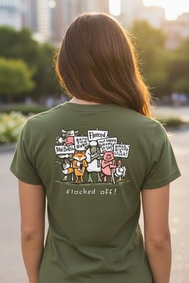 Flocked Off! | Funny T-shirt | Flockers