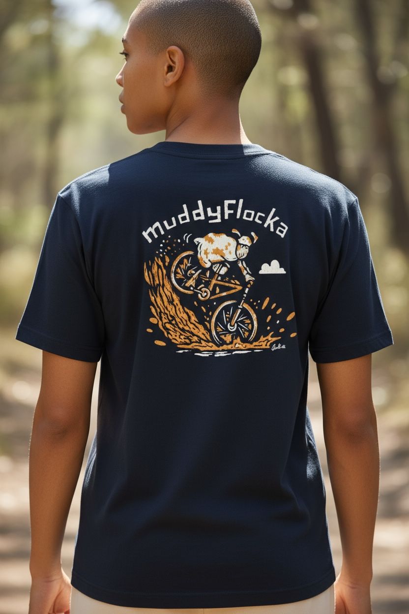 Muddy Flocka | Funny T-Shirt | Baaad Flocker