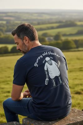 Grumpy Old Flocker T-Shirt | Funny Grumpy T-Shirt | Baaad Flockers®