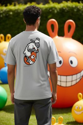 Retro Space Hopper | T-shirt | Flockers