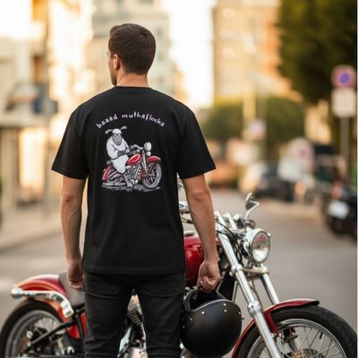 Baaad MuthaFlocka | Funny Motorbike T-Shirt | Flockers