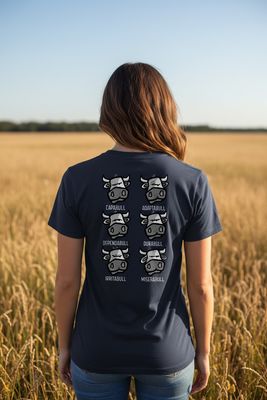 Capabull, Dependabull® T-Shirt | Funny Bull Graphic T-Shirt | Baaad Flockers®