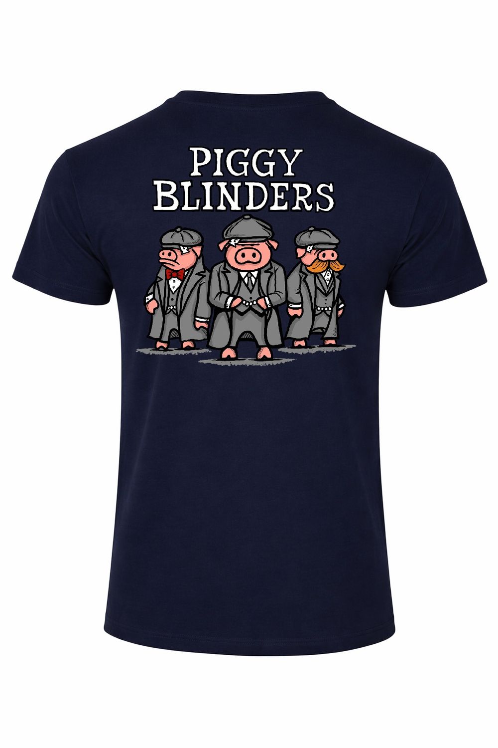 Flockers T-Shirt | Piggy Blinders, Colour: Navy, Size: XS