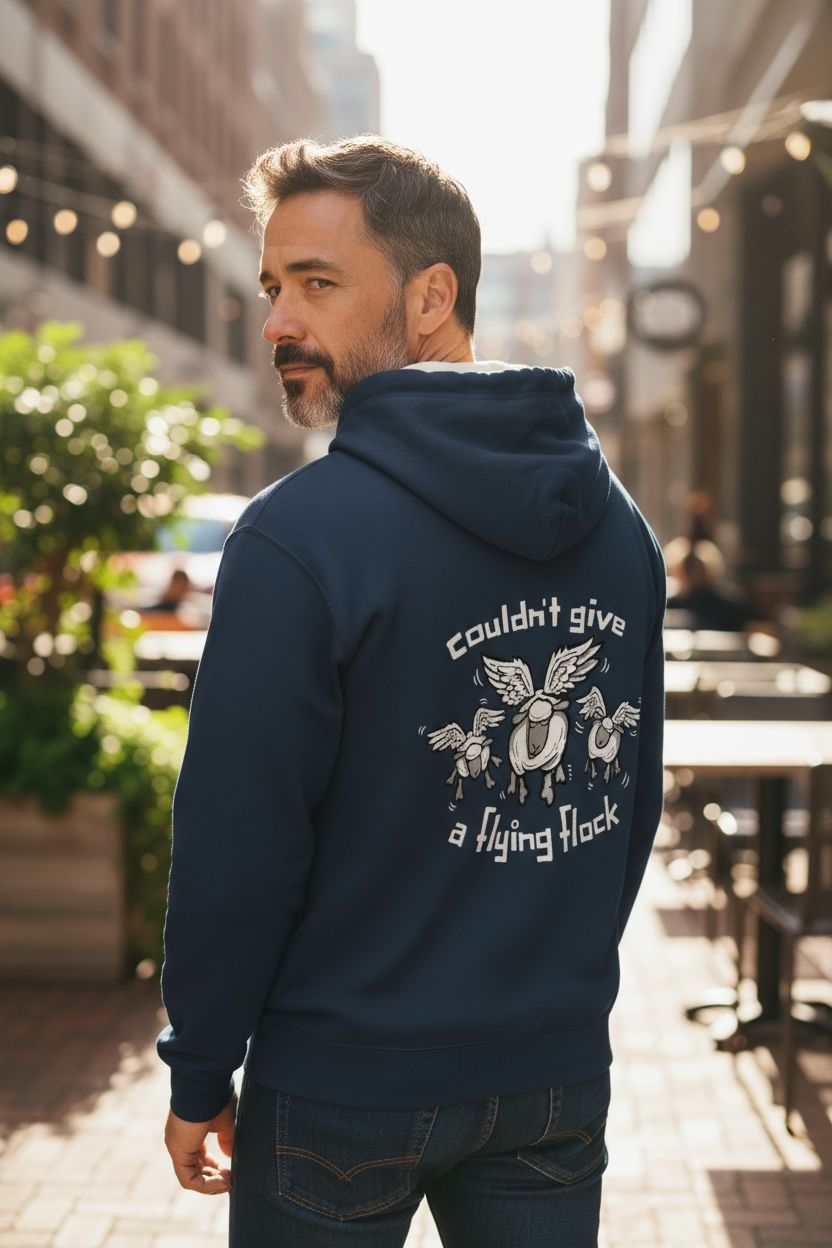 Couldn't Give A Flying Flock |Rugged Hoodie | Flockers