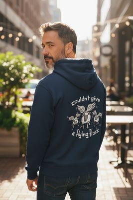 Couldn't Give A Flying Flock |Rugged Hoodie | Flockers