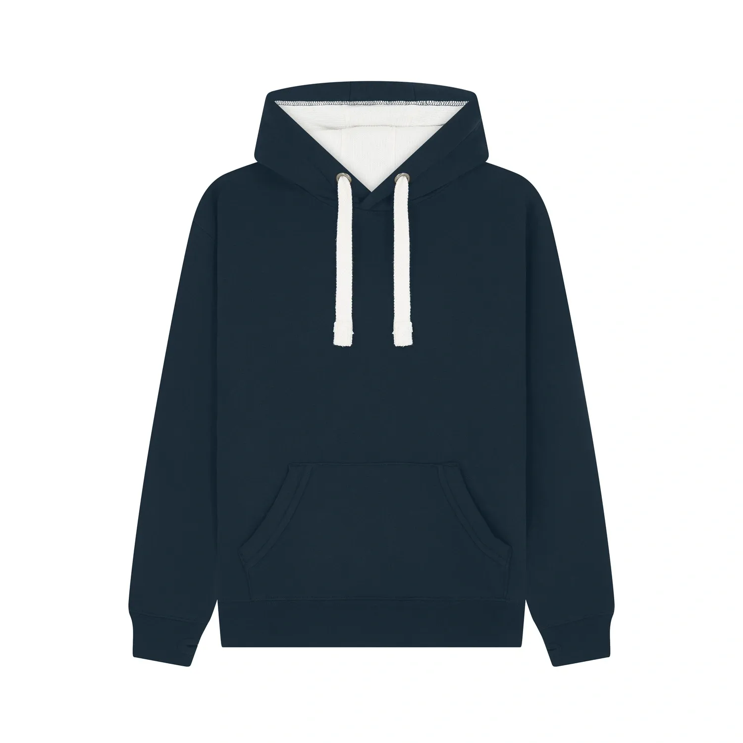 Always in Deep Sh*t Rugged Hoodie | Funny Farmer Hoodie | Baaad Flockers®, Colour: French Navy, Size: XS