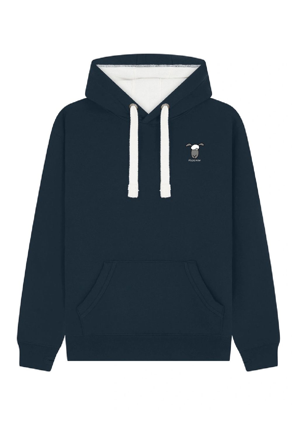 Flockin Lost! | Rugged Hoodie | Flockers, Colour: French Navy, Size: XS