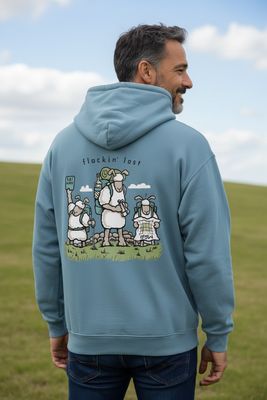 Flockin' Lost! Rugged Hoodie | Funny Walking Hoodie | Baaad Flockers®