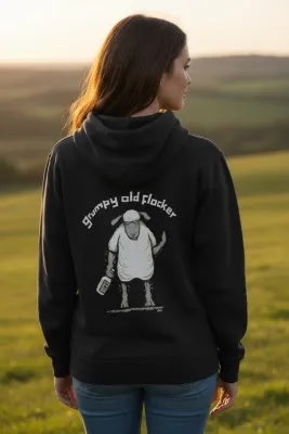 Grumpy Old Flocker | Rugged Hoodie | Flockers