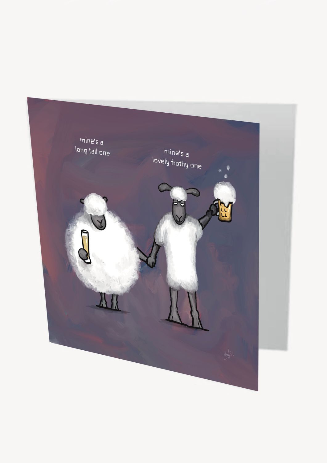 Frothy One! Card | Funny Beer &amp; Pub Humour Card | Baaad Flockers®