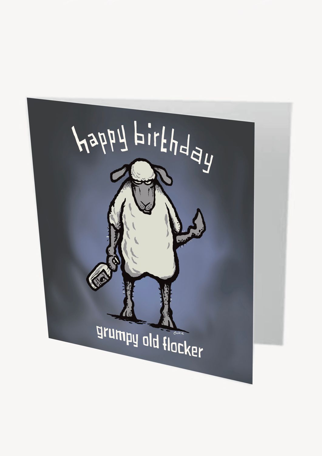 Happy Birthday Old Flocker Card | Funny Old Age Birthday Card | Baaad Flockers®