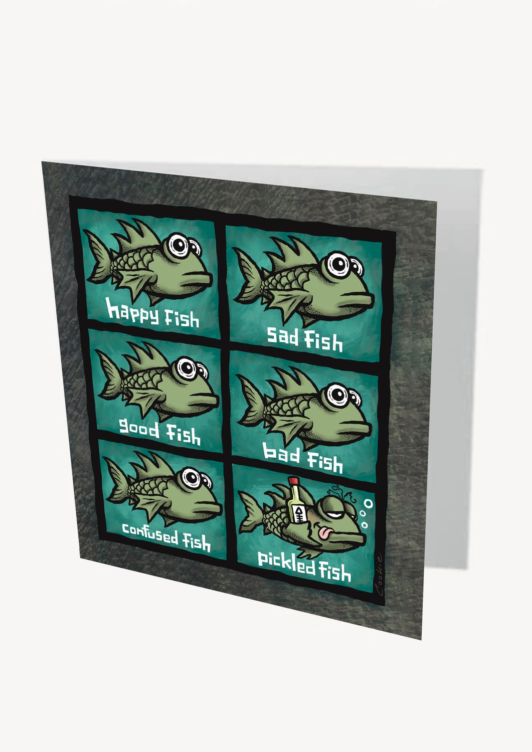 Happy Fish| Funny, Rude &amp; Witty Greeting Cards | Baaad Flockers®