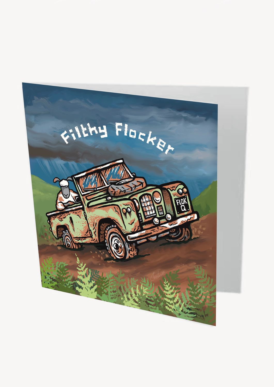 Filthy Flocker Card | Funny Rude &amp; Cheeky Humour Card | Baaad Flockers®