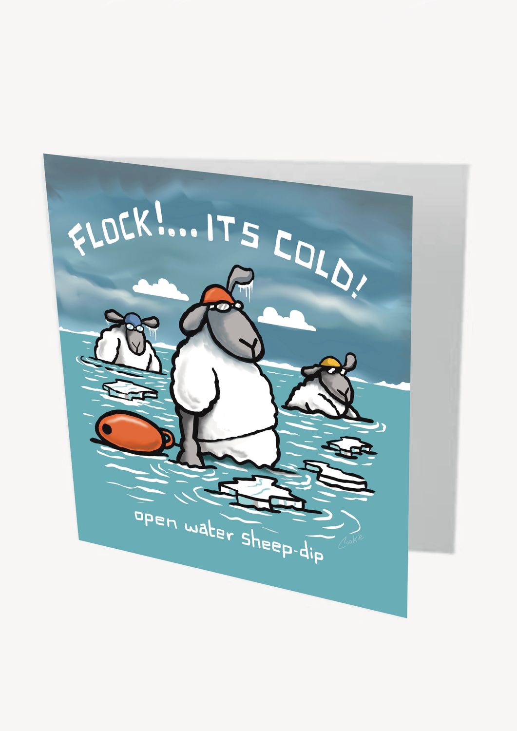 Flock... It’s Cold! Card | Funny Winter &amp; Sheep Card | Baaad Flockers®