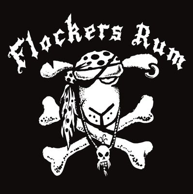 Flockers Rum Metal Sign | Funny Room Décor| Baaad Flockers®