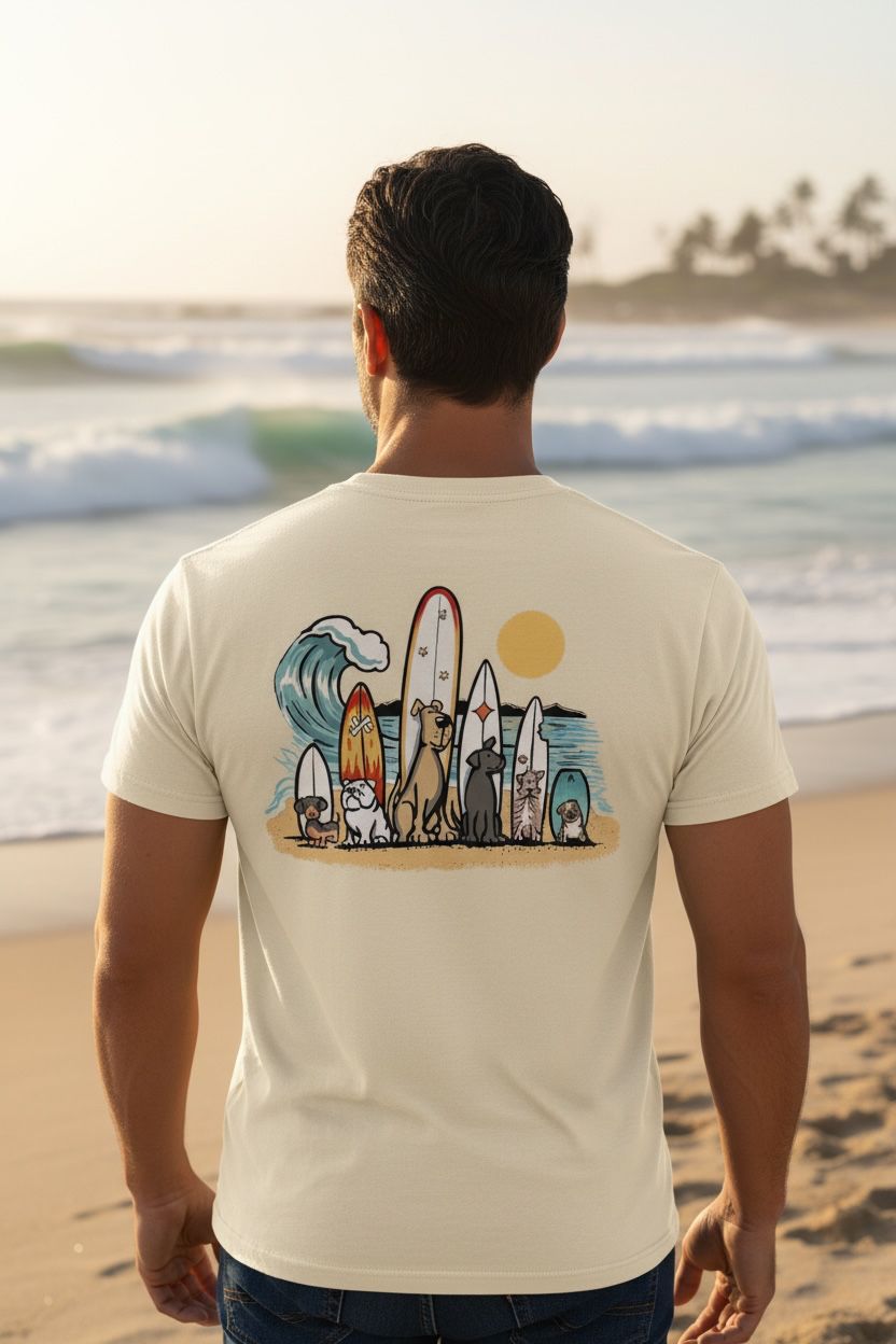 Dog Paddler | Funny T-shirt | Baaad Flockers