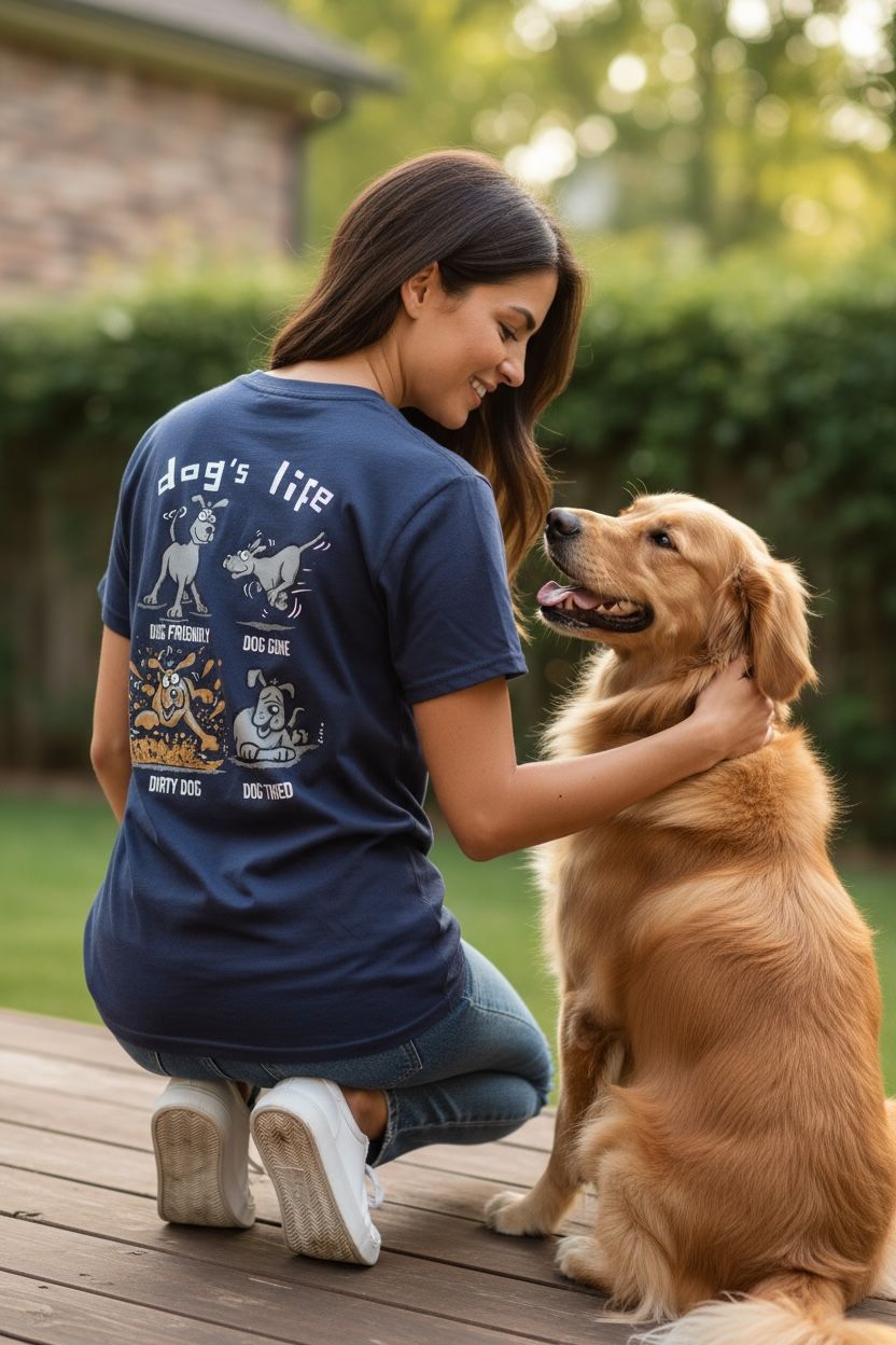 Dog's Life | Funny T-Shirt | Baaad Flockers