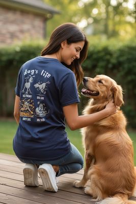 Dog's Life | Funny T-Shirt | Baaad Flockers