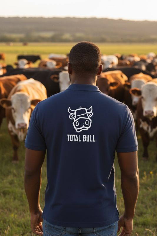 Total Bull Short Sleeved Polo | Print