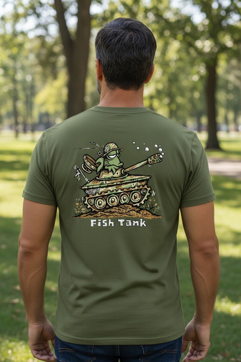 Fish Tank | Retro T-Shirt | Flockers