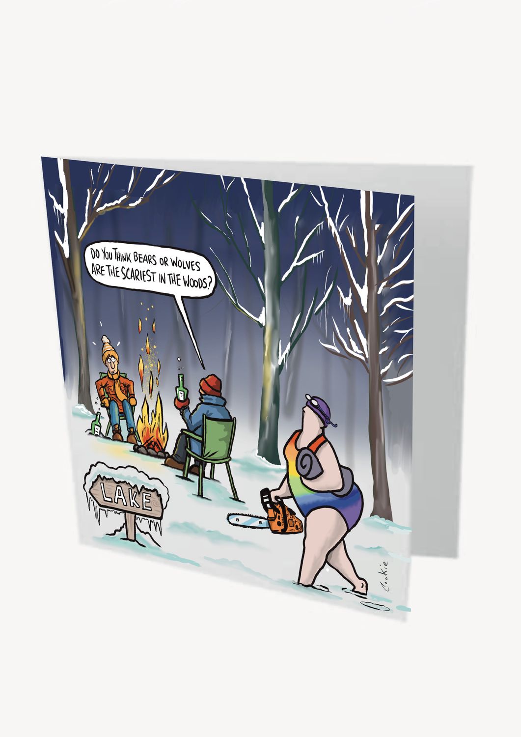 Call of the Wild Card | Wild Swimming &amp; Adventure Card | Baaad Flockers®