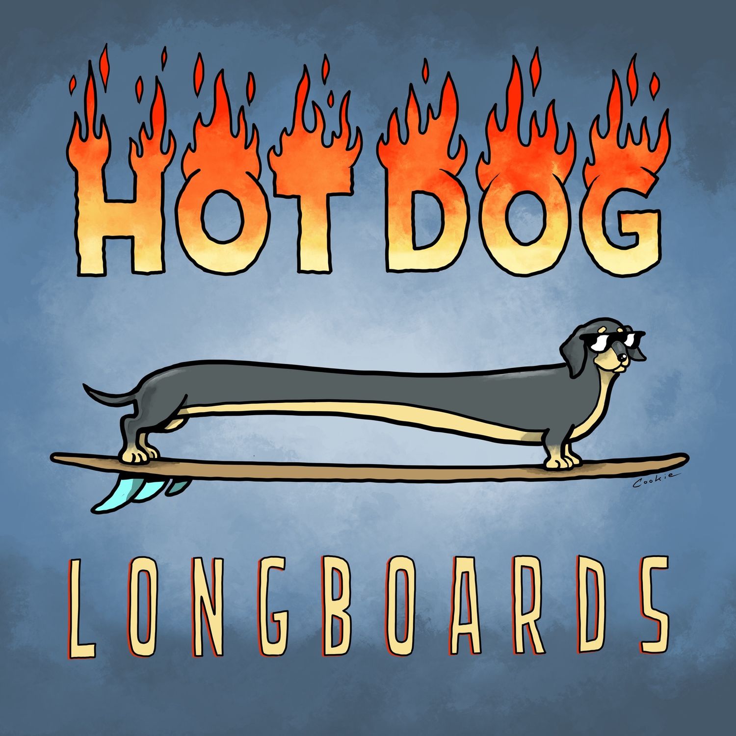 Hot Dog | Metal Sign | Flockers