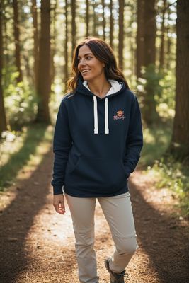 Mooody Rugged Hoodie | Funny Highland Cow Hoodie | Baaad Flockers®