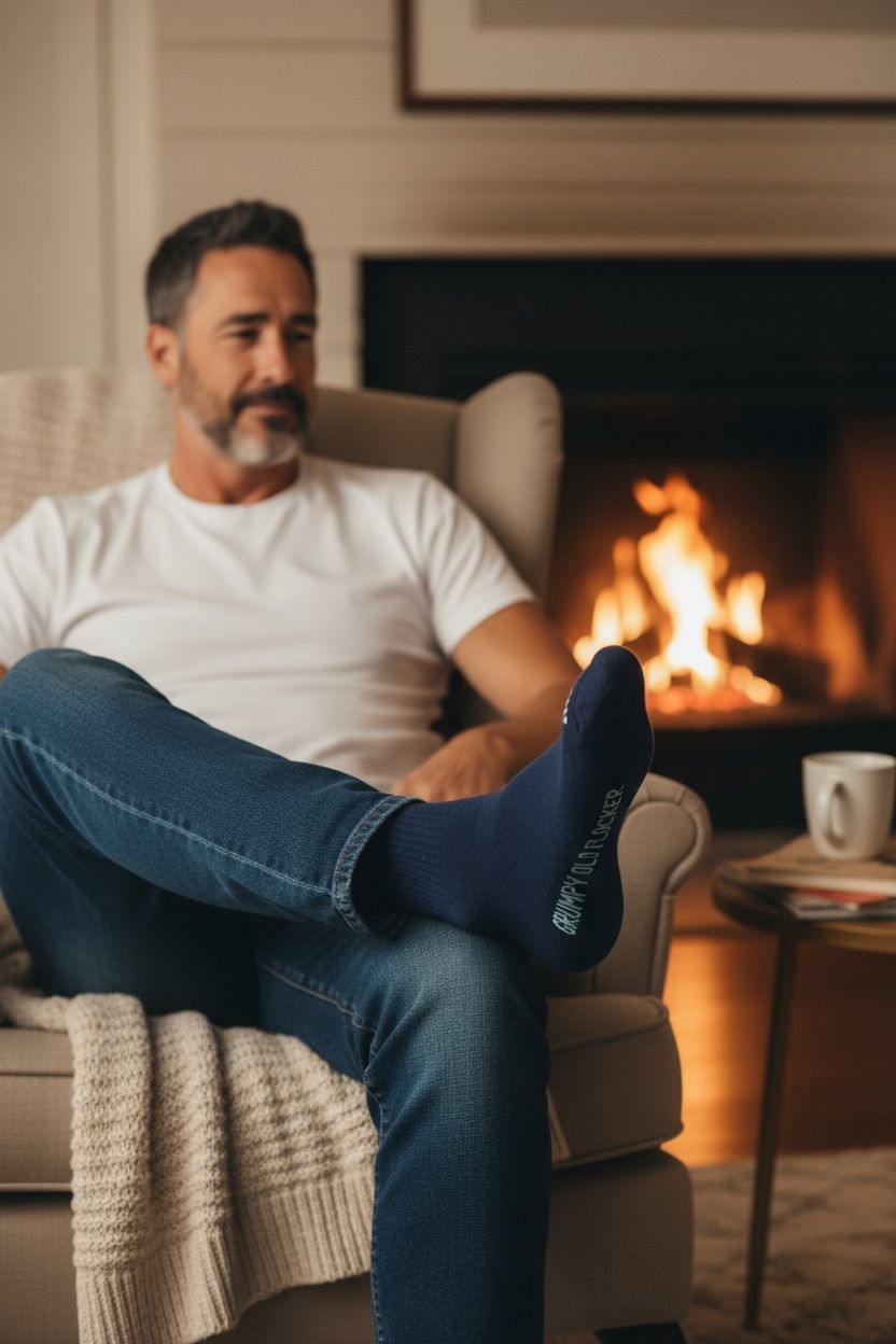 Grumpy Old Flocker | Sports  Socks | Flockers
