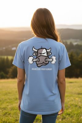 Aggressive When Hungry | Funny T-Shirt | Flockers
