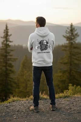 Aggressive When Hungry | Rugged Hoodie | Flockers