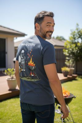 Baaa-B-Q King  | Funny T-Shirt | Flockers
