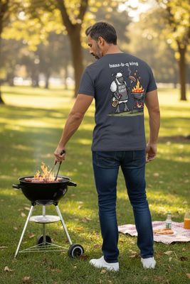 Baaa-B-Q King  | Funny T-Shirt | Flockers
