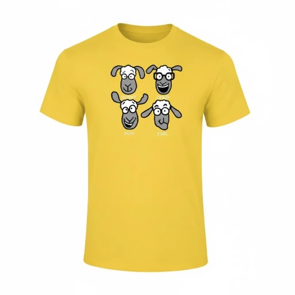 Funny | Kid's Funny T-shirt, Colour: Sunflower, Size: 3-4y