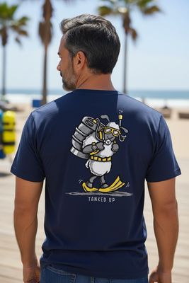 Tanked Up | Diving T-Shirt | Flockers