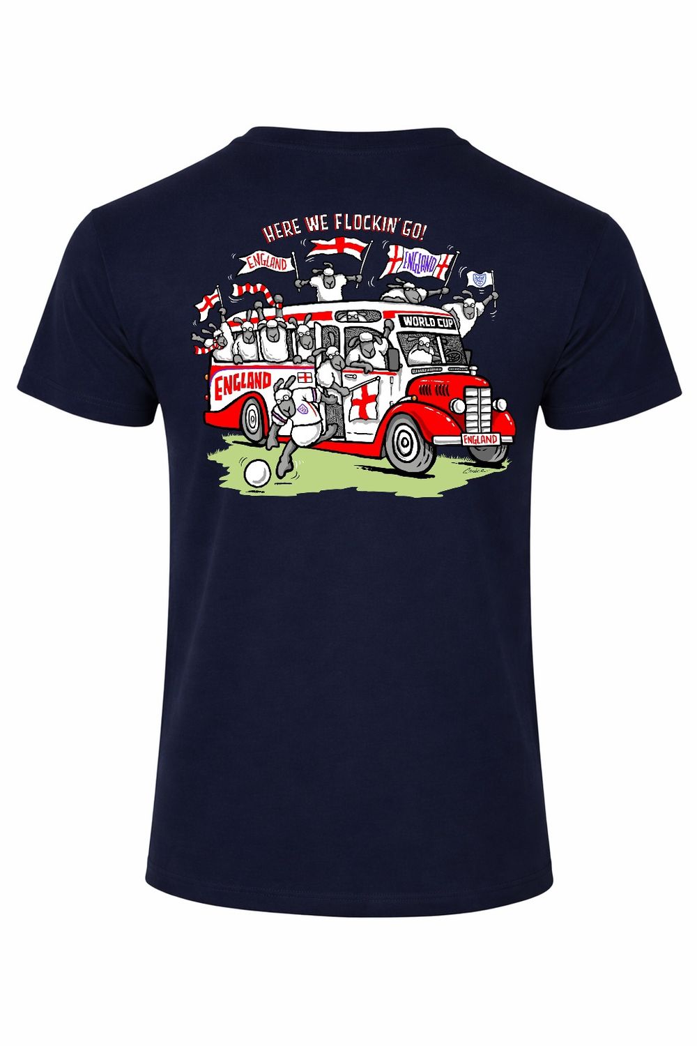 Football  Here We Go - England | Funny T-Shirt | Flockers