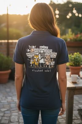 Flockers Short-Sleeved Polo | Flocked Off