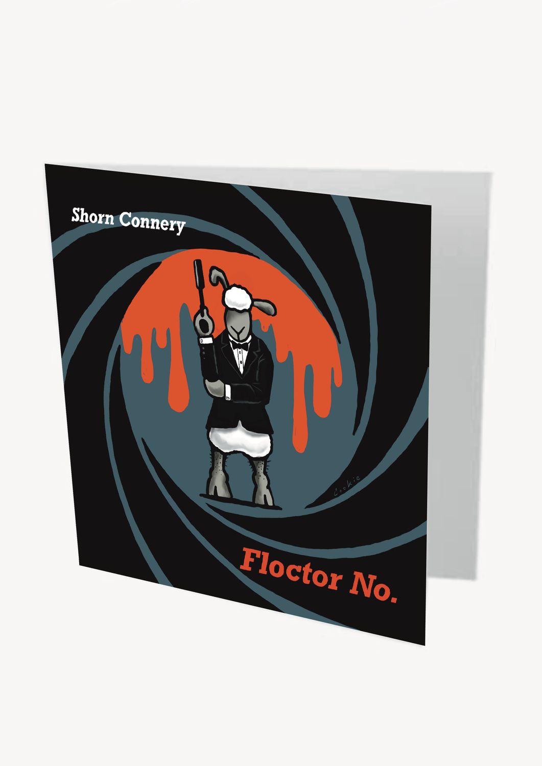 Sheep Spy Card | Funny Spy Sheep Card for film fans | Baaad Flockers®