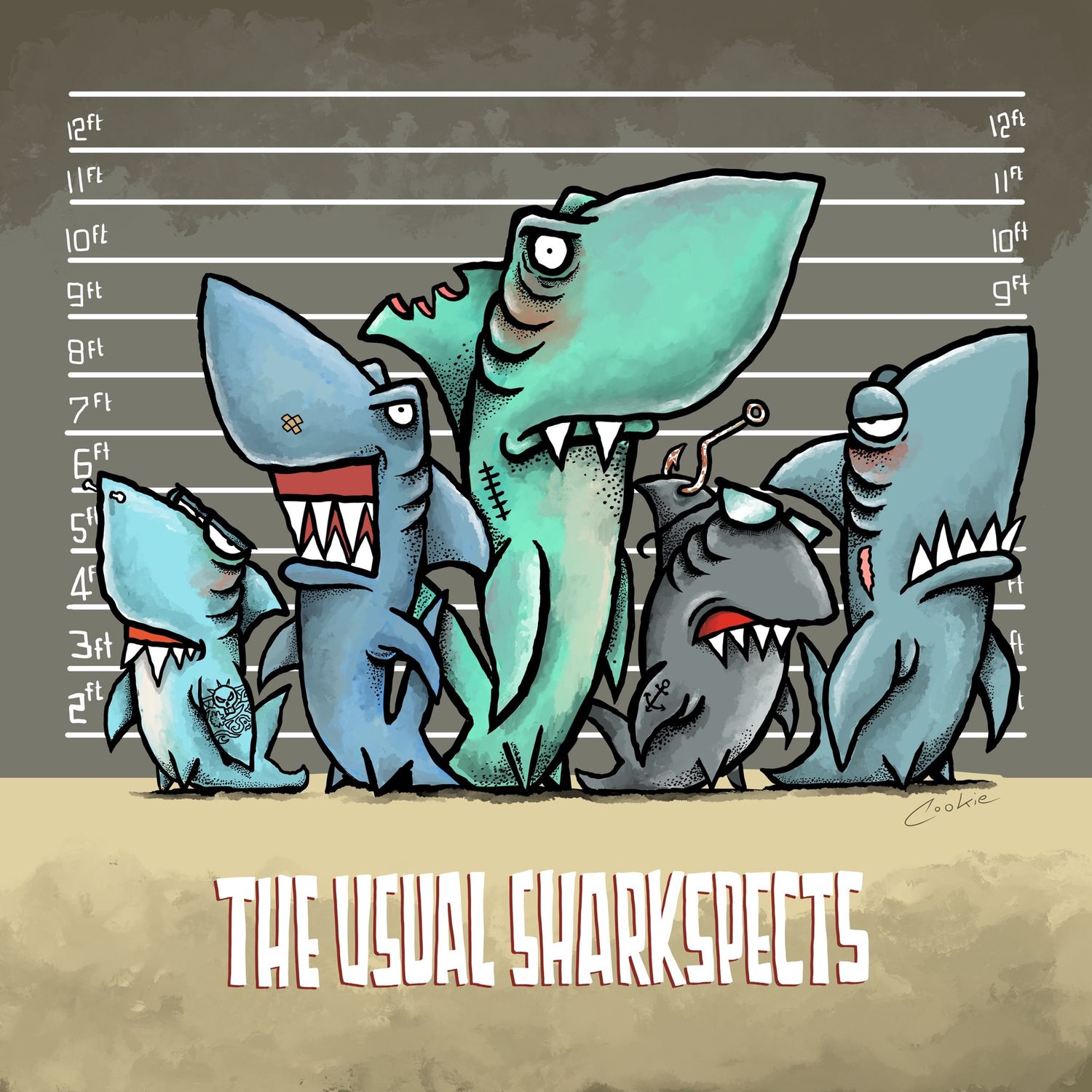 Cookie Classics Fridge Magnet | The Usual Sharkspects