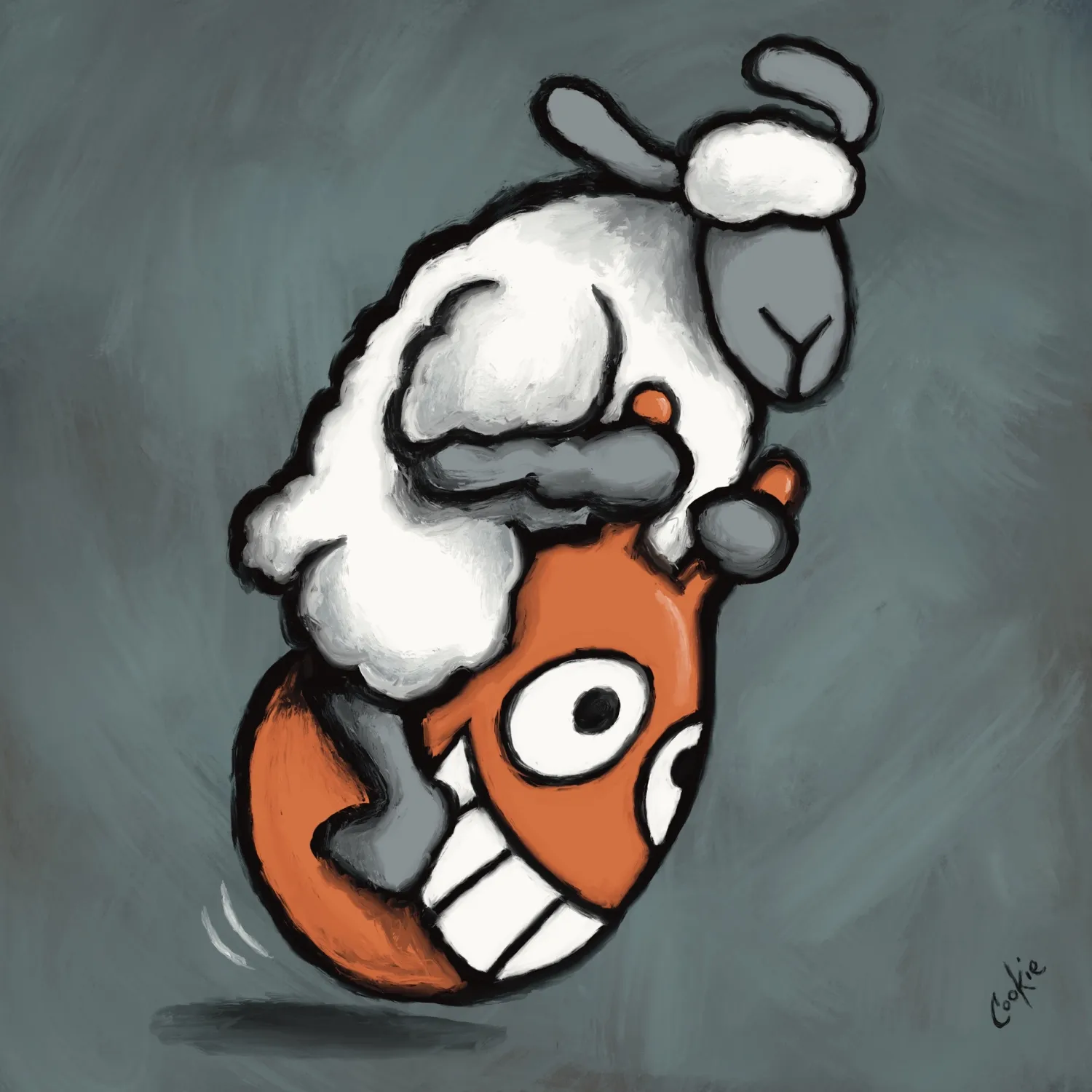 Flockers Coaster | Space Hopper
