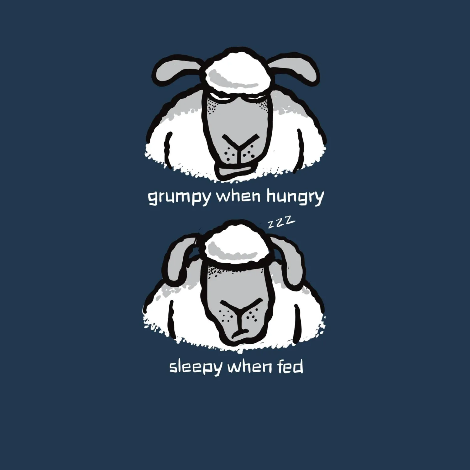 Flockers Coaster | Grumpy When Hungry