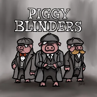 Flockers Coaster | Piggy Blinders