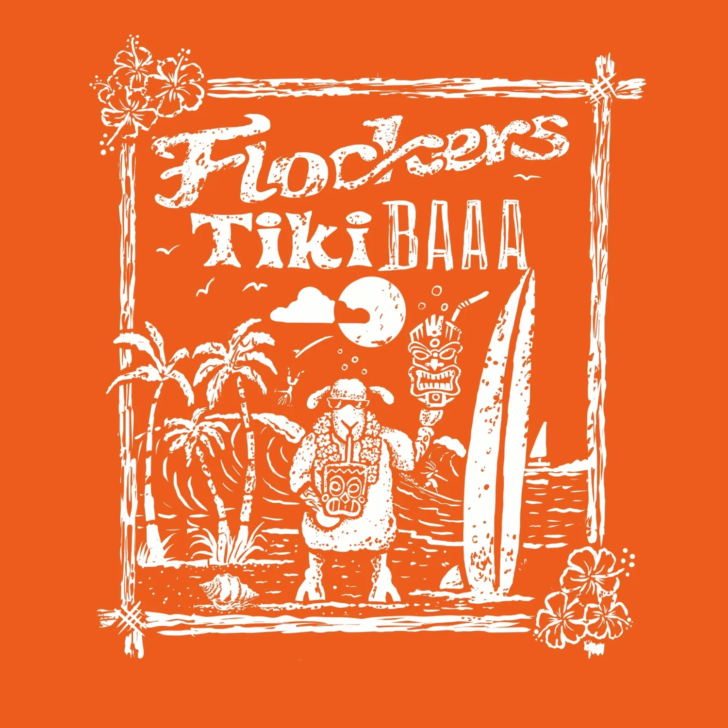 Flockers Fridge Magnet | Tiki Baaa