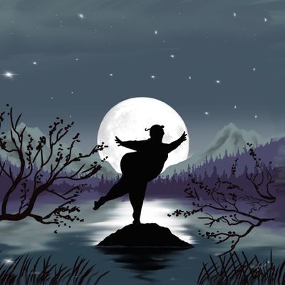 Moon Dance Metal Sign | Wild Swimming &amp; Cold Plunge Gift | Kimmer