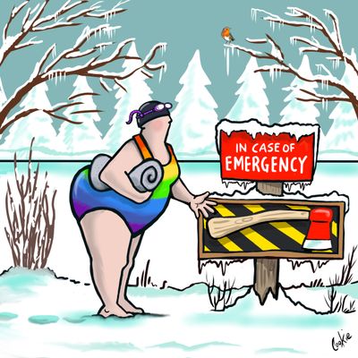 Kimmer Metal Sign | Emergency Axe