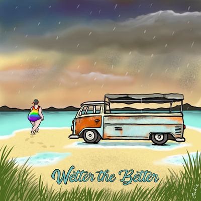 Kimmer Metal Sign | Wetter The Better V1
